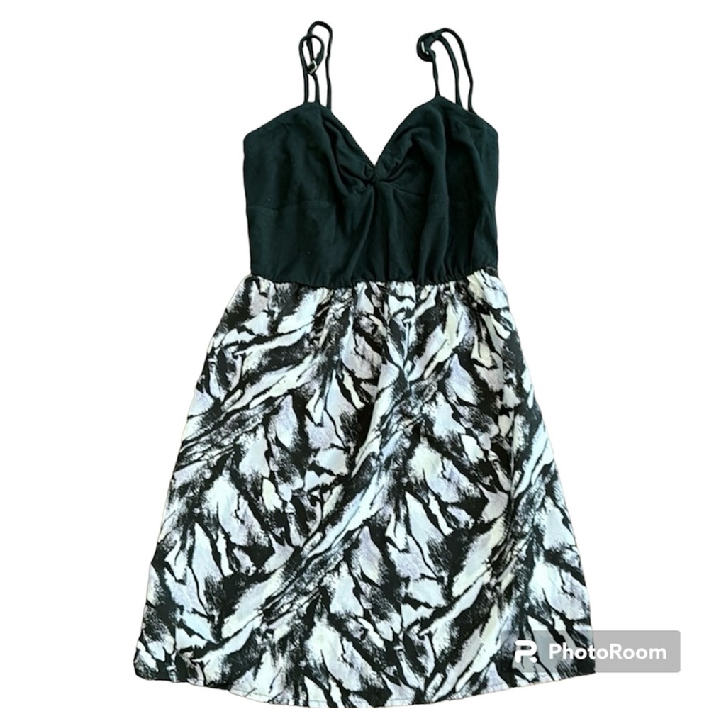 SILENCE +. NOISE GIRLS DRESS PURPLE BLACK